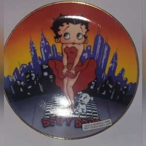 Betty Boop collector plate 8"